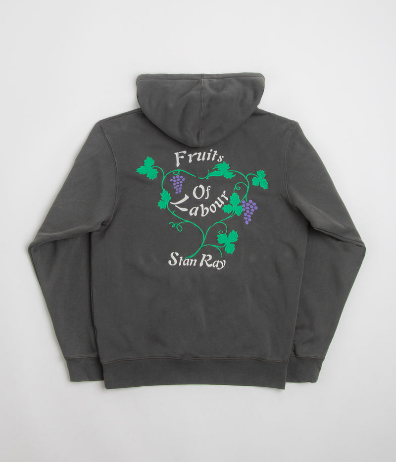 Stan Ray Labour Hoodie in Washed Black