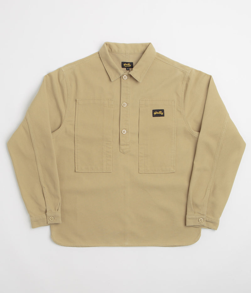 Stan Ray Painters Pop Over Shirt in Eucalyptus Bedford Cord