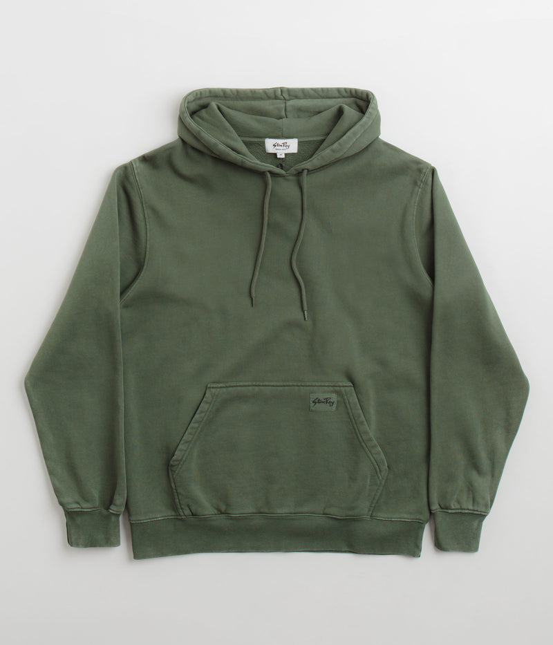 Stan Ray Patch Hoodie in Washed Green