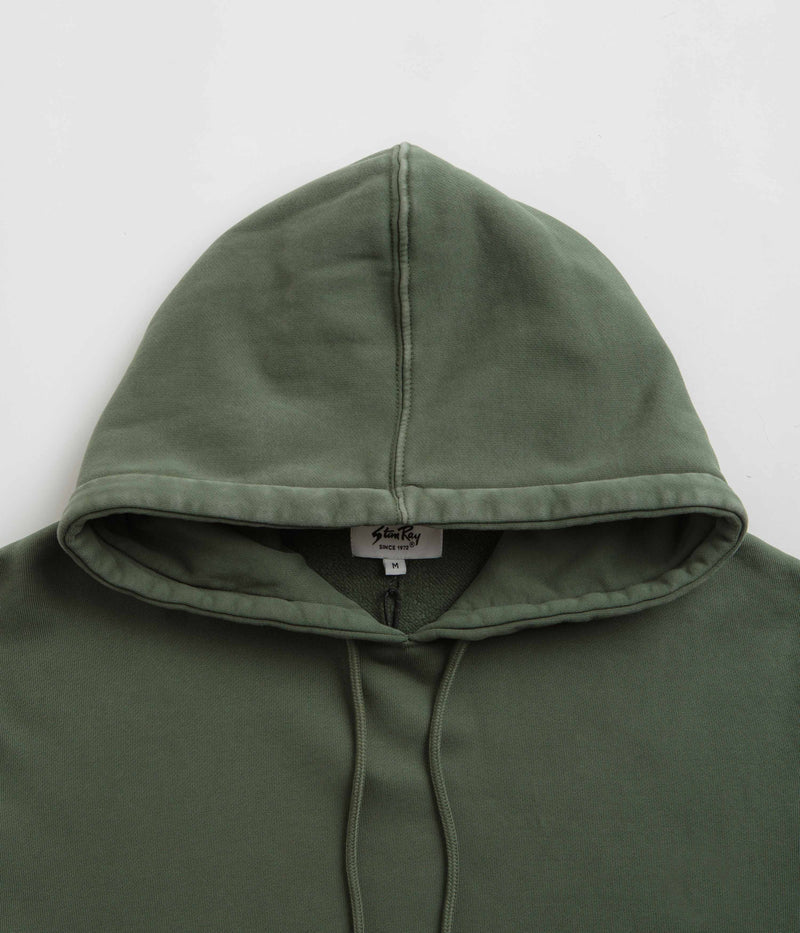 Stan Ray Patch Hoodie in Washed Green
