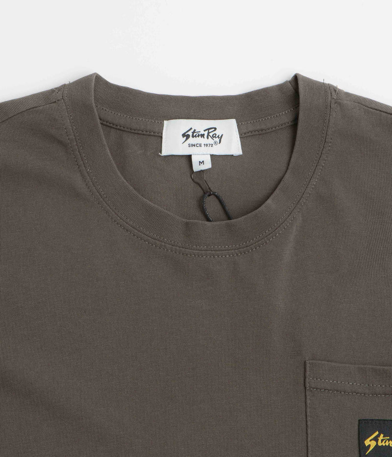 Stan Ray Patch Pocket T-Shirt in Washed Black