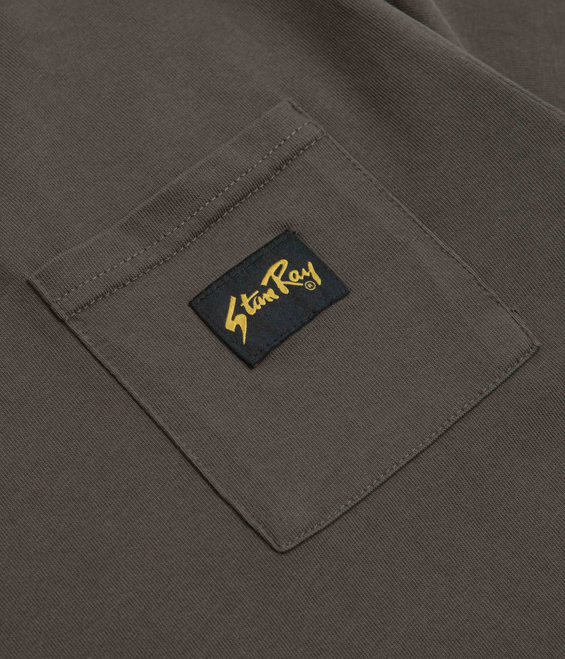 Stan Ray Patch Pocket T-Shirt in Washed Black