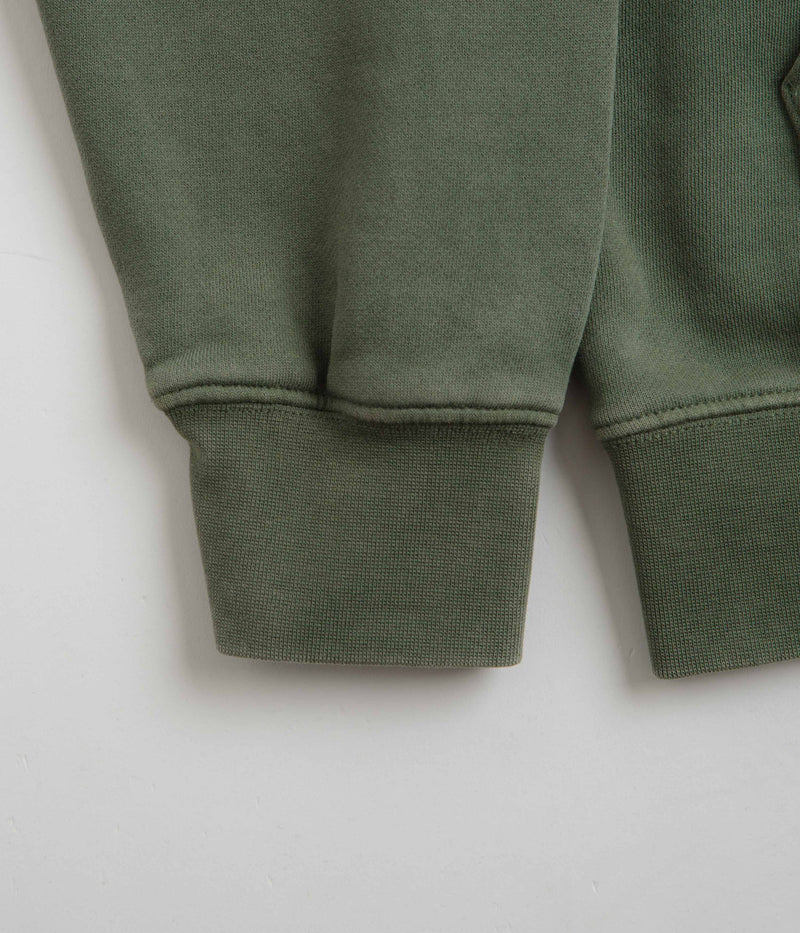 Stan Ray Patch Zip Hoodie in Washed Green