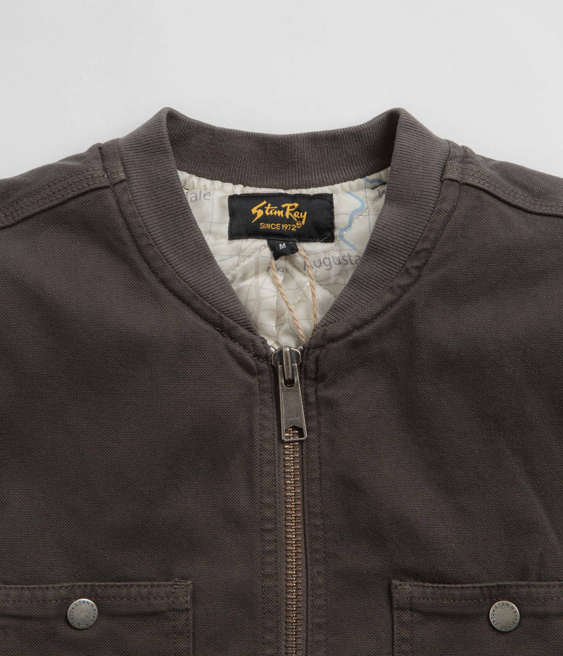 Stan Ray Pork Chop Vest in Charcoal Duck