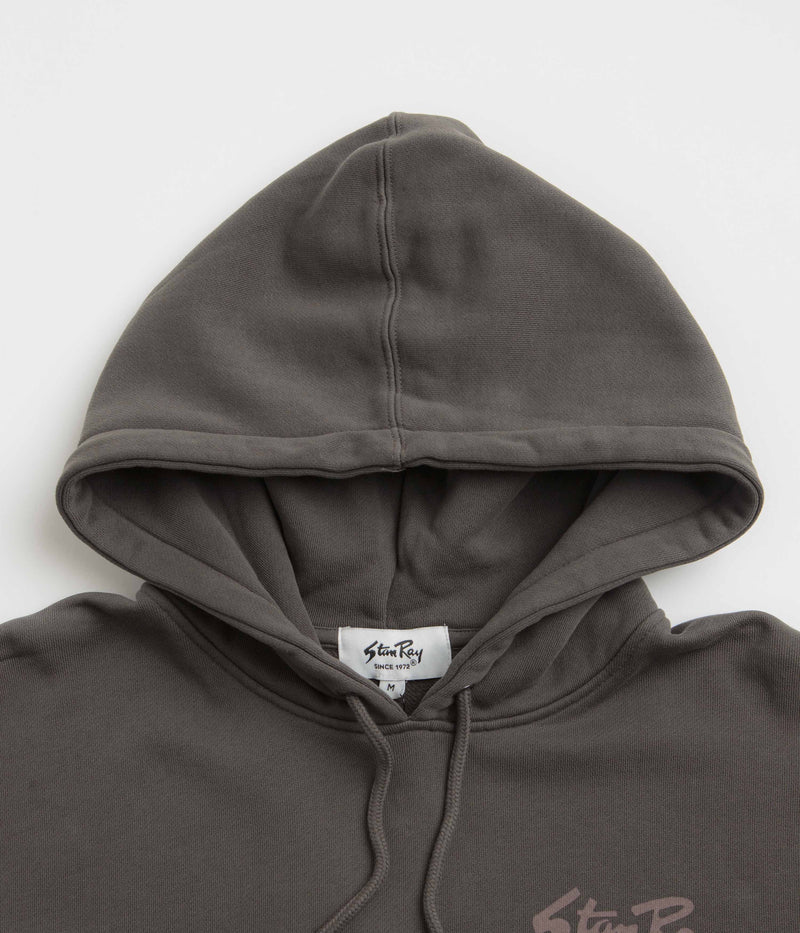 Stan Ray Stan OG Hoodie in Washed Black Ink and Peyote