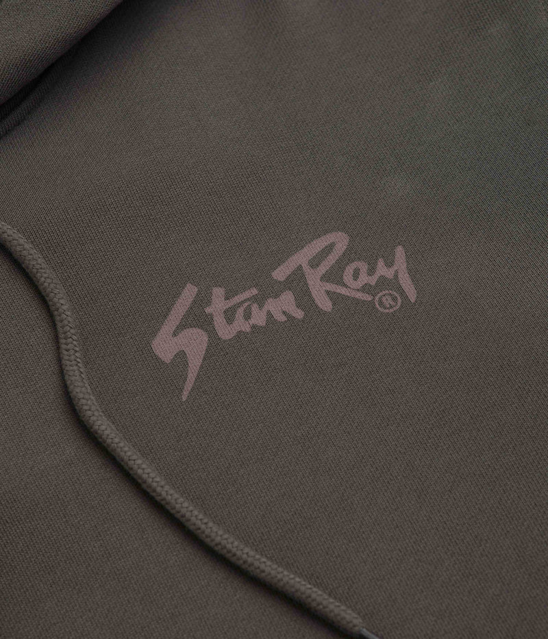 Stan Ray Stan OG Hoodie in Washed Black Ink and Peyote