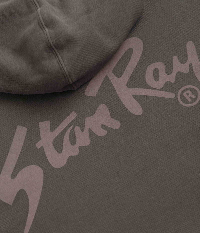 Stan Ray Stan OG Hoodie in Washed Black Ink and Peyote
