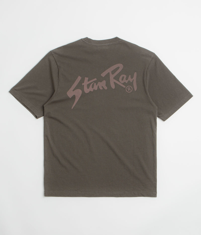 Stan Ray Stan OG T-Shirt in Washed Black Ink and Peyote