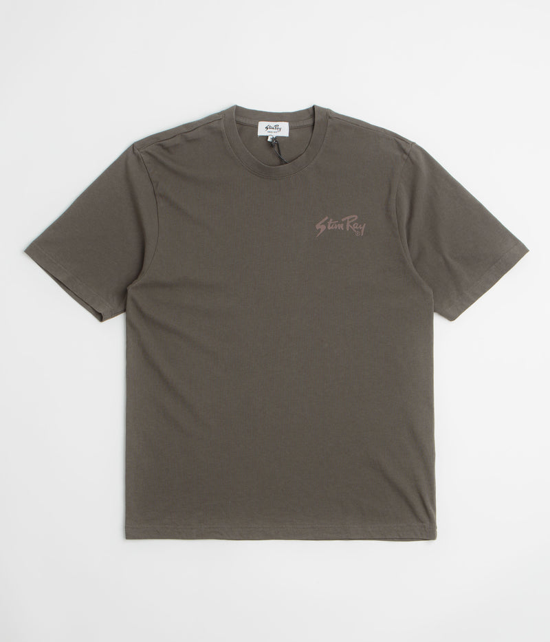 Stan Ray Stan OG T-Shirt in Washed Black Ink and Peyote
