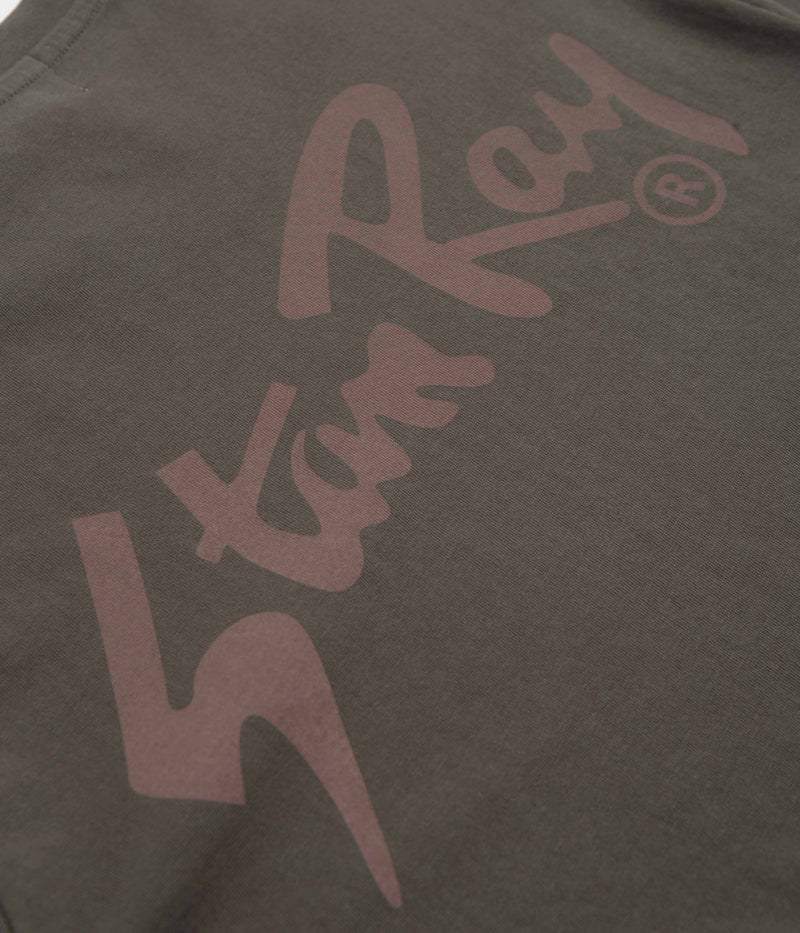 Stan Ray Stan OG T-Shirt in Washed Black Ink and Peyote