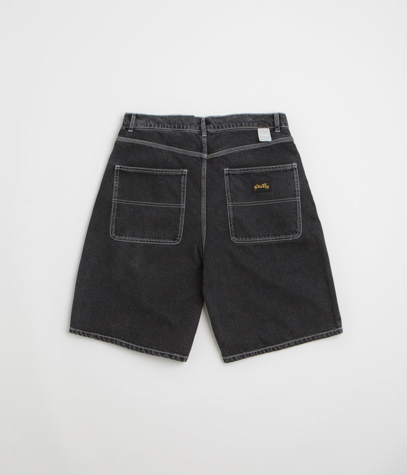 Stan Ray Wide 5 Shorts in Washed Black