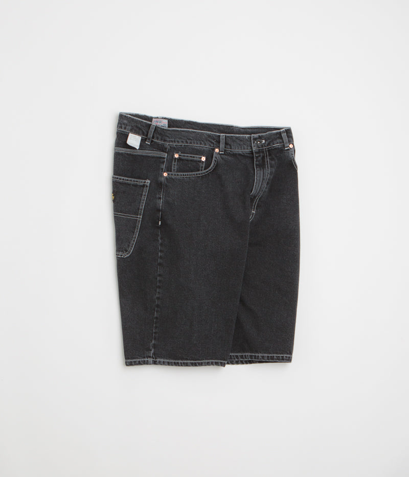 Stan Ray Wide 5 Shorts in Washed Black