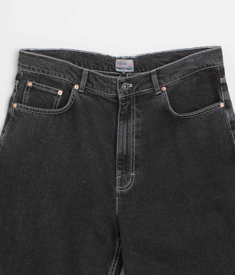 Stan Ray Wide 5 Shorts in Washed Black