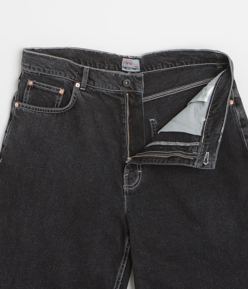 Stan Ray Wide 5 Shorts in Washed Black