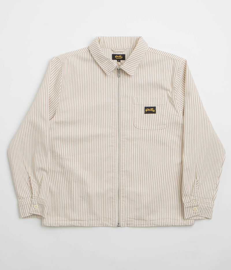 Stan Ray Zip Shirt in Peyote Hickory