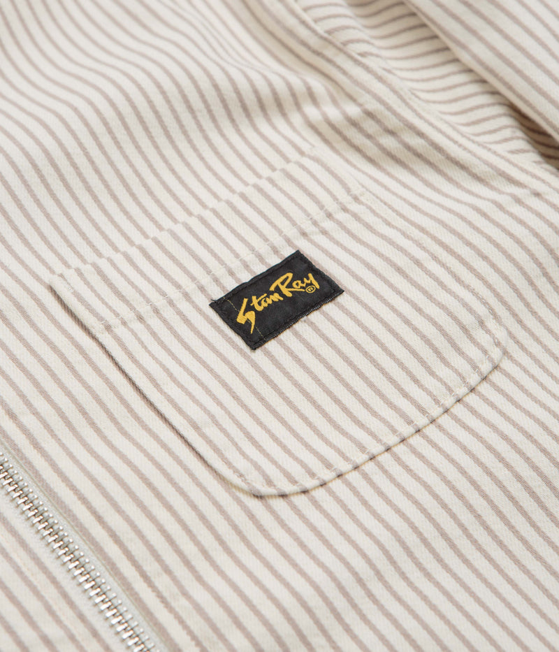Stan Ray Zip Shirt in Peyote Hickory