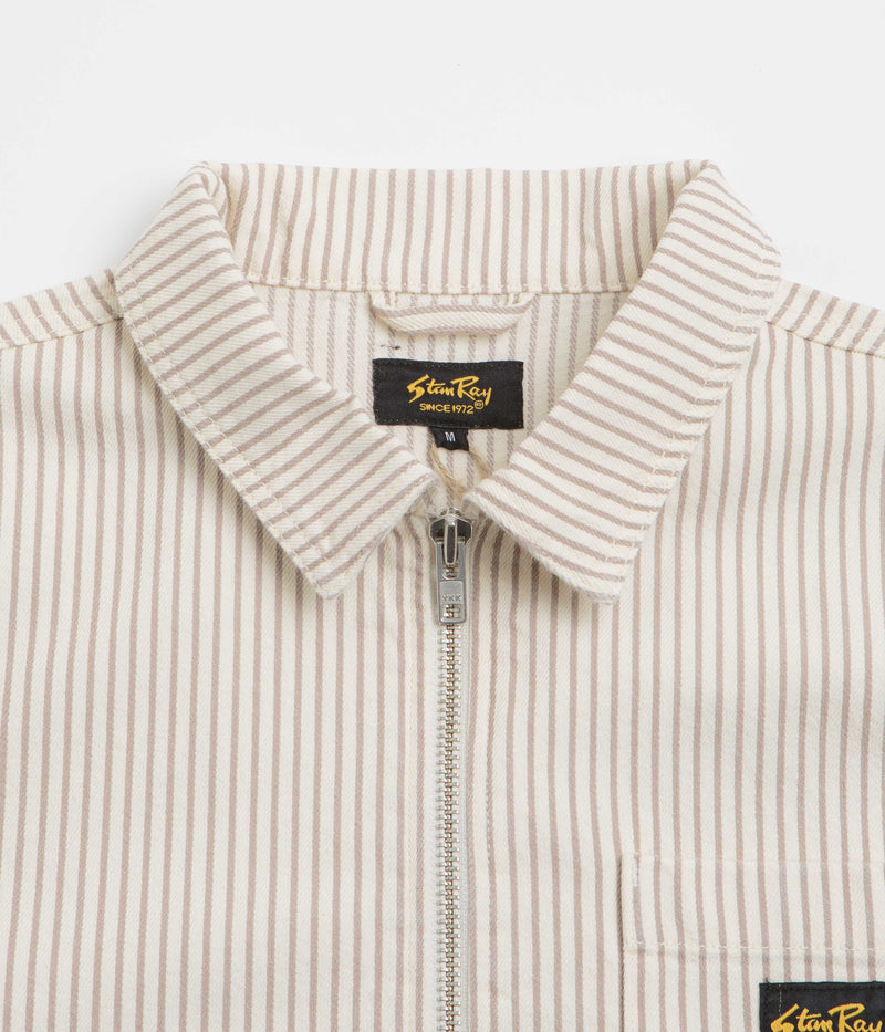Stan Ray Zip Shirt in Peyote Hickory