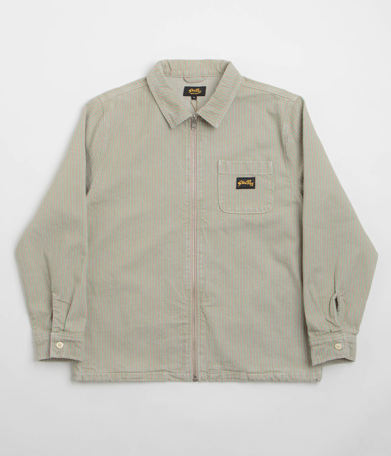 Stan Ray Zip Shirt in Quiet Green Hickory