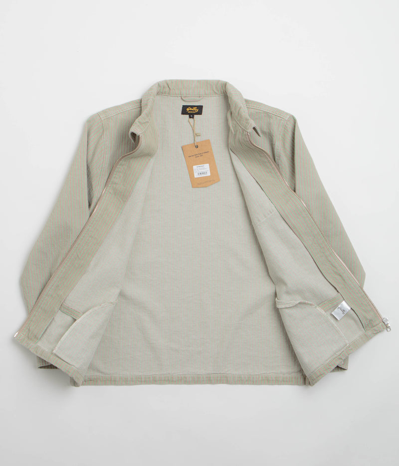 Stan Ray Zip Shirt in Quiet Green Hickory