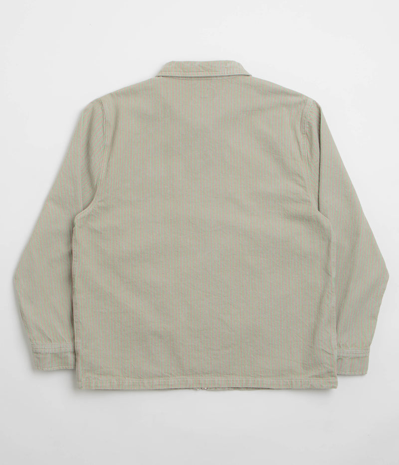 Stan Ray Zip Shirt in Quiet Green Hickory