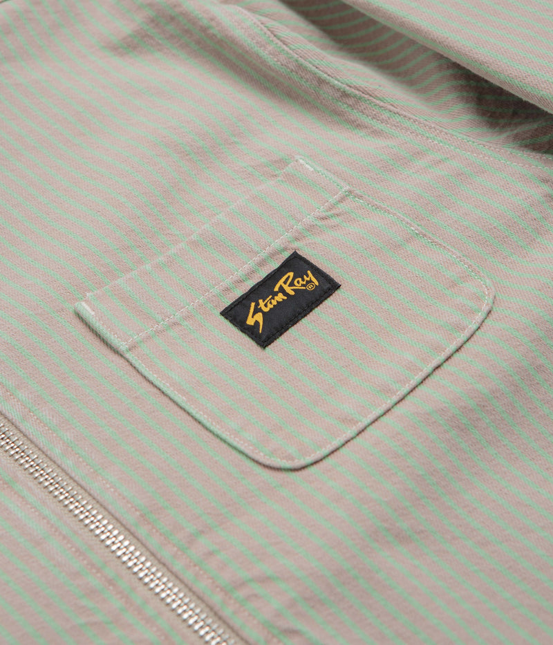 Stan Ray Zip Shirt in Quiet Green Hickory