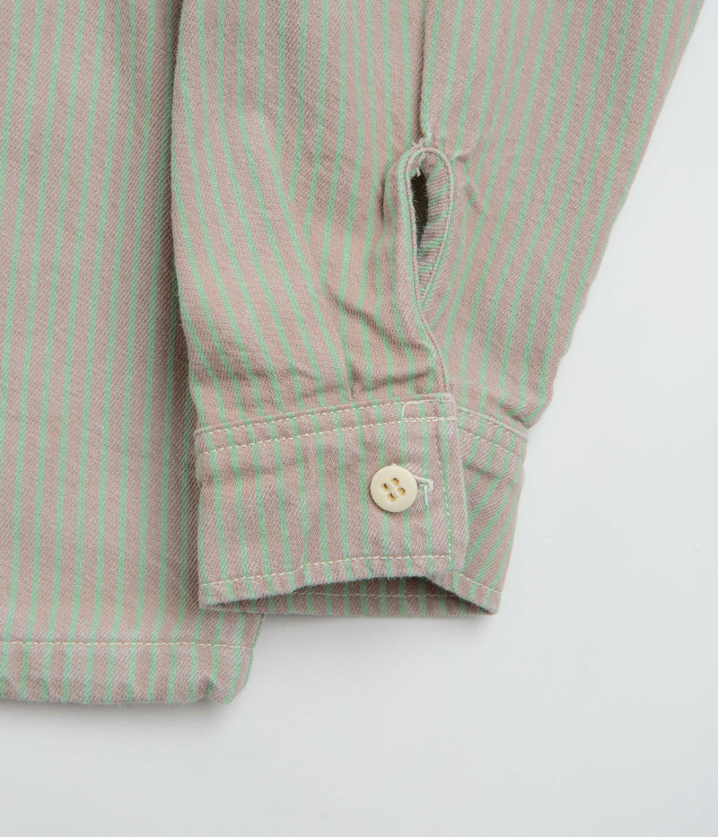 Stan Ray Zip Shirt in Quiet Green Hickory