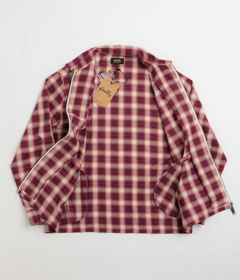 Stan Ray Zip Shirt in Red Check