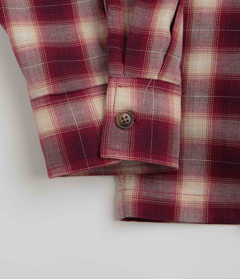 Stan Ray Zip Shirt in Red Check