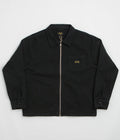 Stan Ray Zip Shirt in Washed Black Canvas