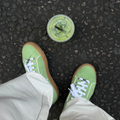 Star - Matcha Suede Wide Fit Sneakers