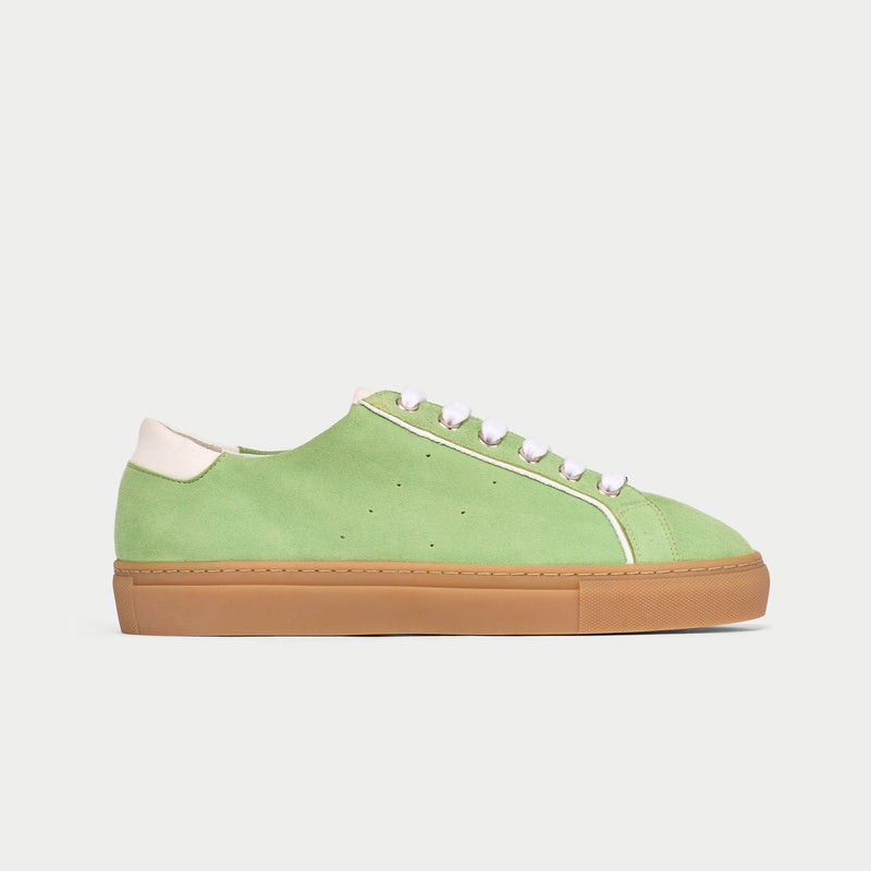 Star - Matcha Suede Wide Fit Sneakers