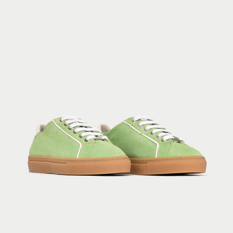 Star - Matcha Suede Wide Fit Sneakers