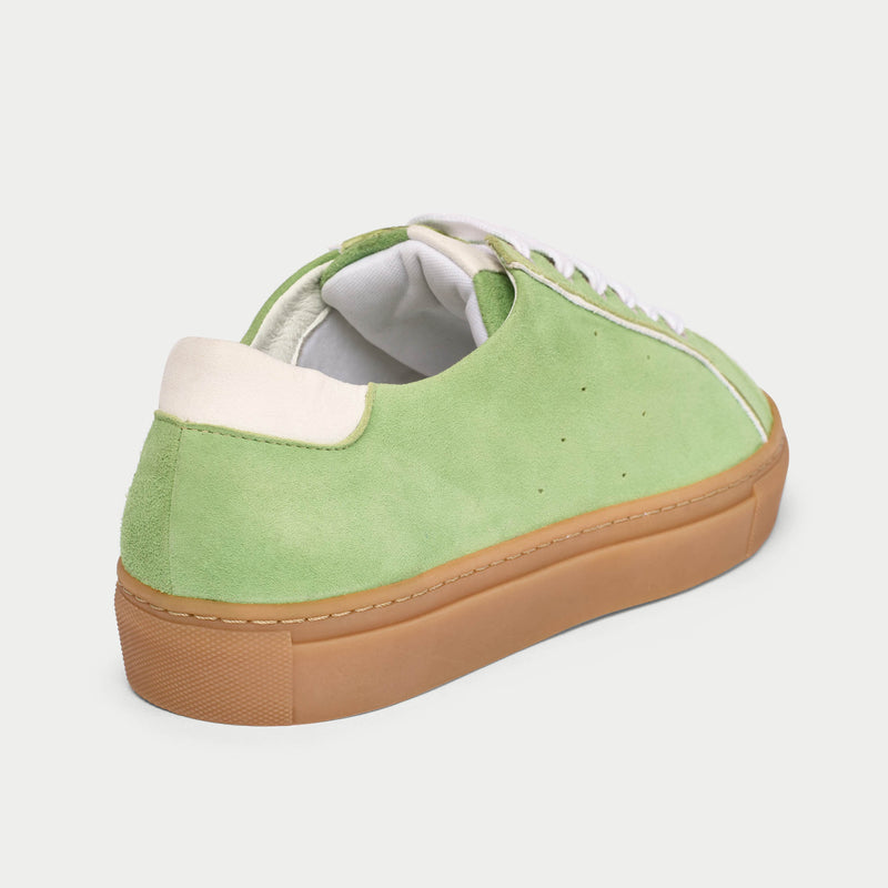 Star - Matcha Suede Wide Fit Sneakers