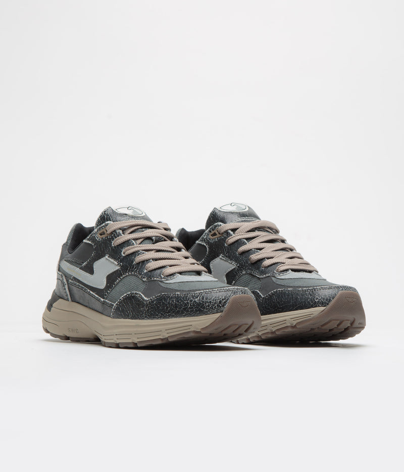 Stepney Workers Club Amiel S-Strike Geo-Merged Shoes in Cordura Black