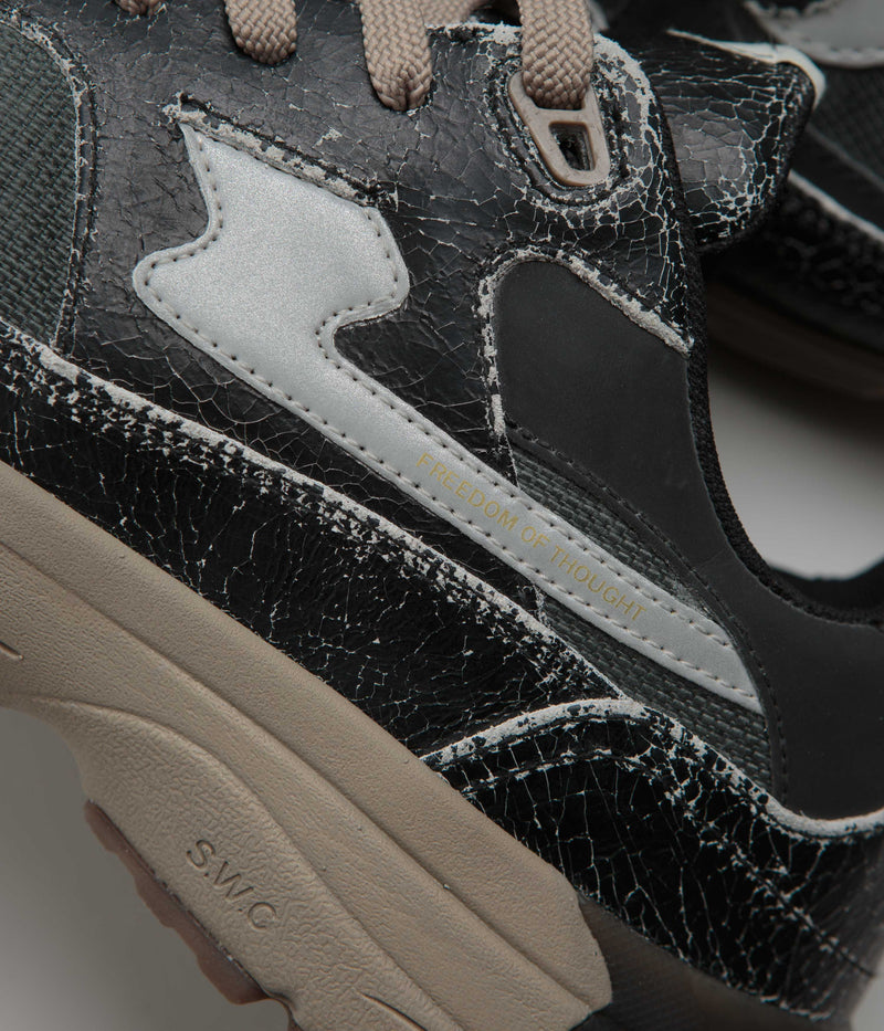 Stepney Workers Club Amiel S-Strike Geo-Merged Shoes in Cordura Black