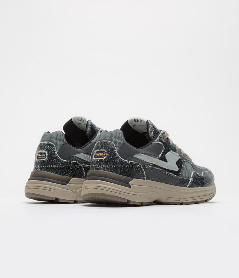 Stepney Workers Club Amiel S-Strike Geo-Merged Shoes in Cordura Black
