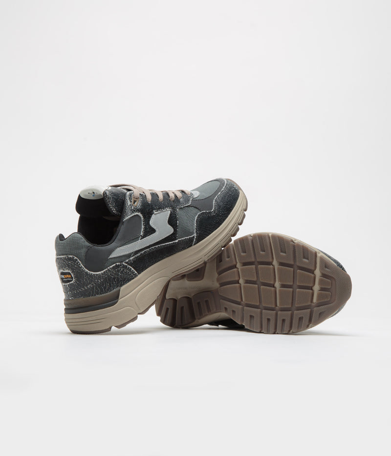 Stepney Workers Club Amiel S-Strike Geo-Merged Shoes in Cordura Black