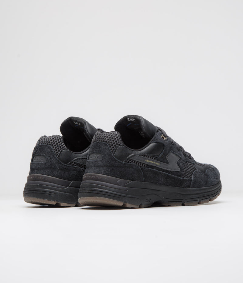 Stepney Workers Club Amiel S-Strike Geo-Merged Shoes in Tech Black