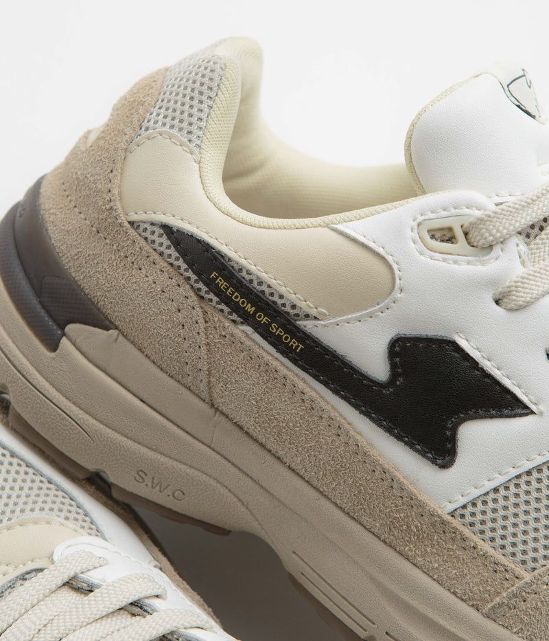Stepney Workers Club Amiel S-Strike Geo-Merged Shoes in Winter and White
