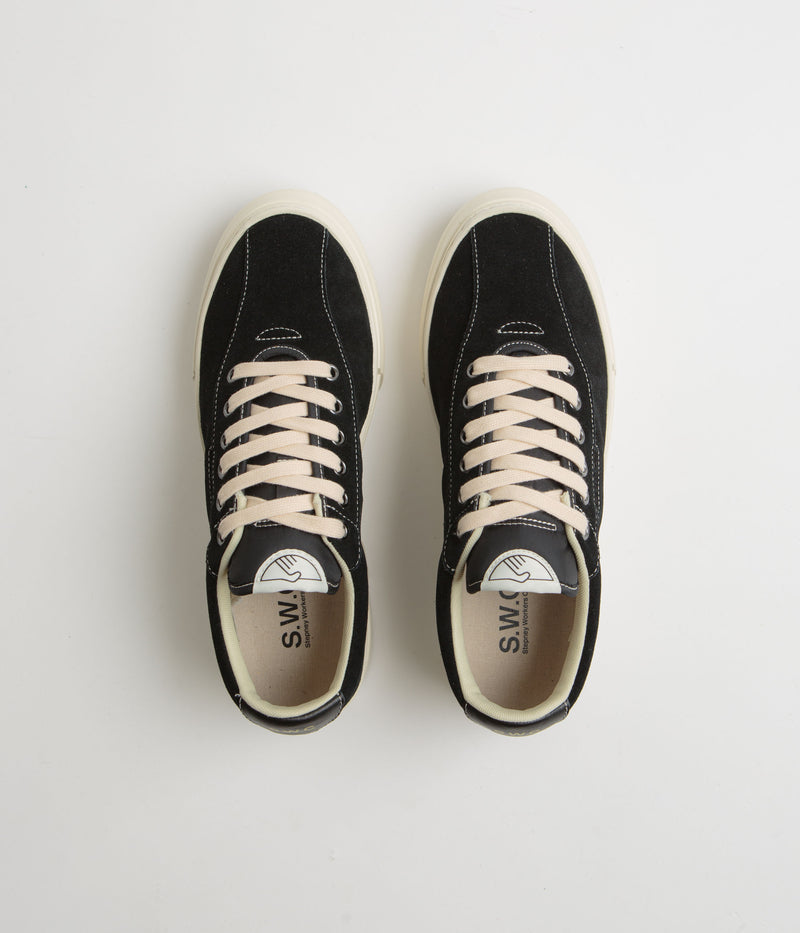 Stepney Workers Club Dellow 02 Cup Shoes in Black and White
