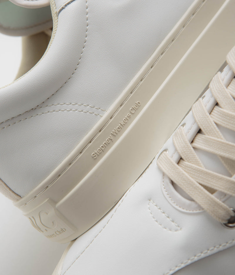 Stepney Workers Club Dellow 02 Cup Shoes in White