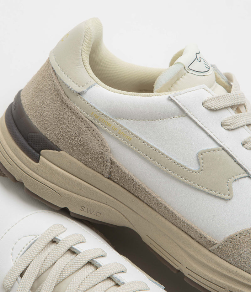 Stepney Workers Club Osier S-Strike Geo-Merged Shoes in Winter and White