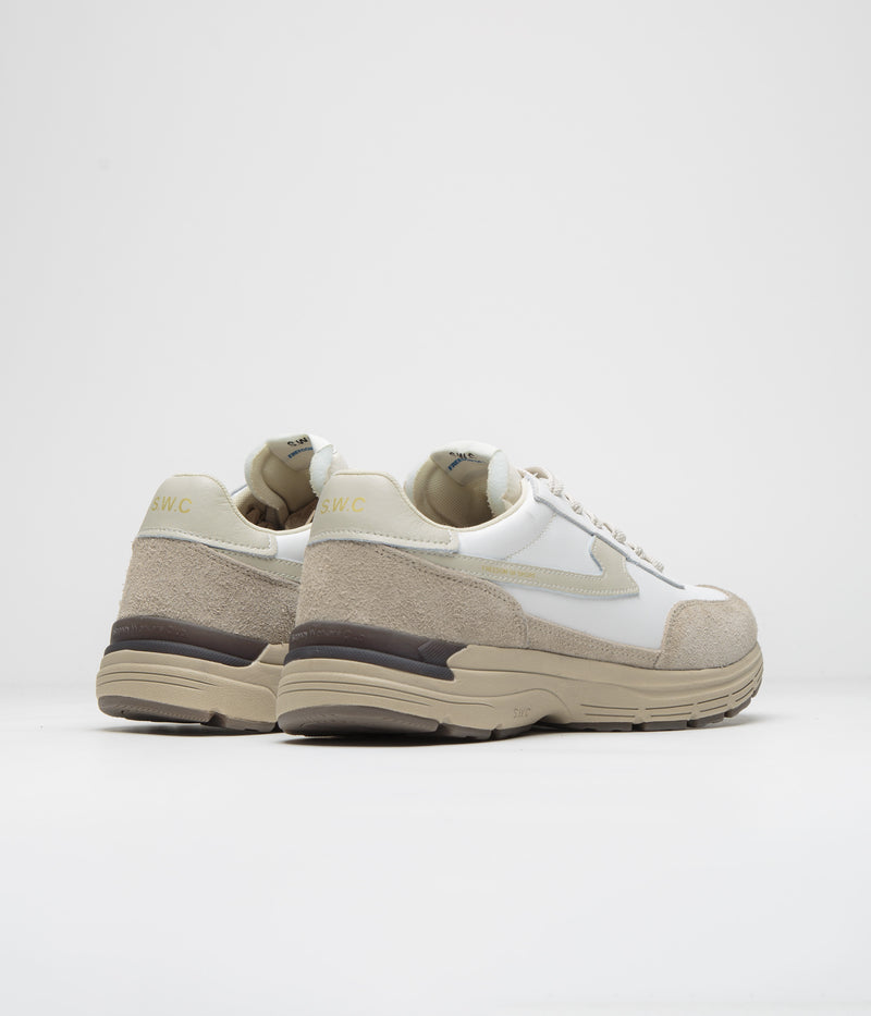 Stepney Workers Club Osier S-Strike Geo-Merged Shoes in Winter and White