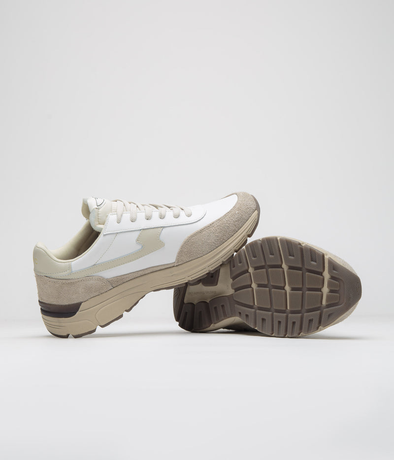 Stepney Workers Club Osier S-Strike Geo-Merged Shoes in Winter and White