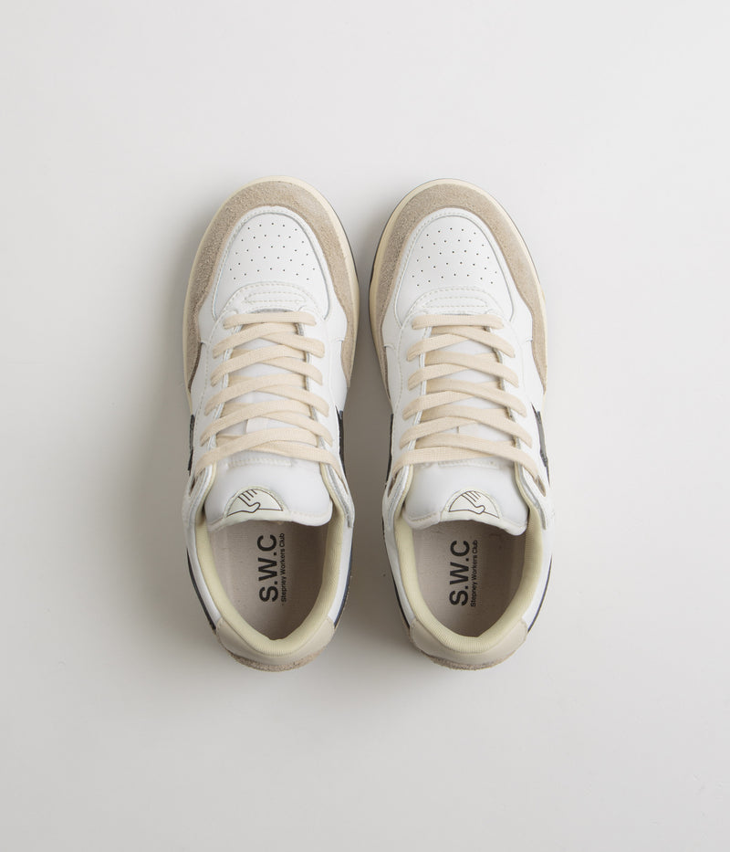 Stepney Workers Club Osier S-Strike Geo-Merged Shoes in Winter and White