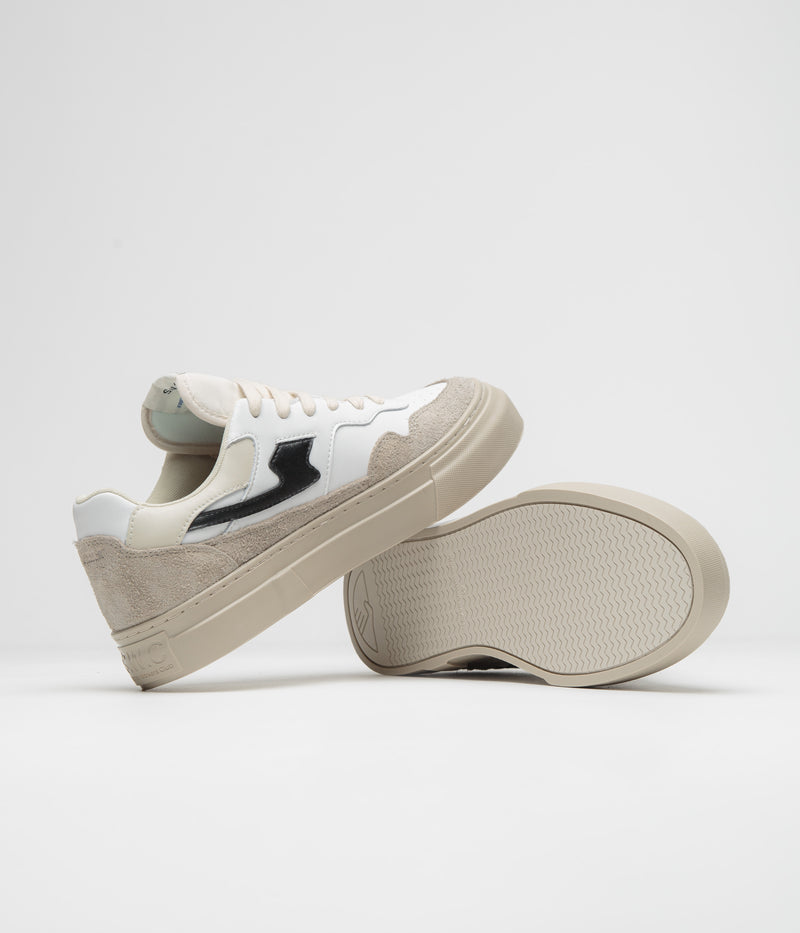 Stepney Workers Club Pearl S-Strike Geo-Merged Shoes in Winter and White