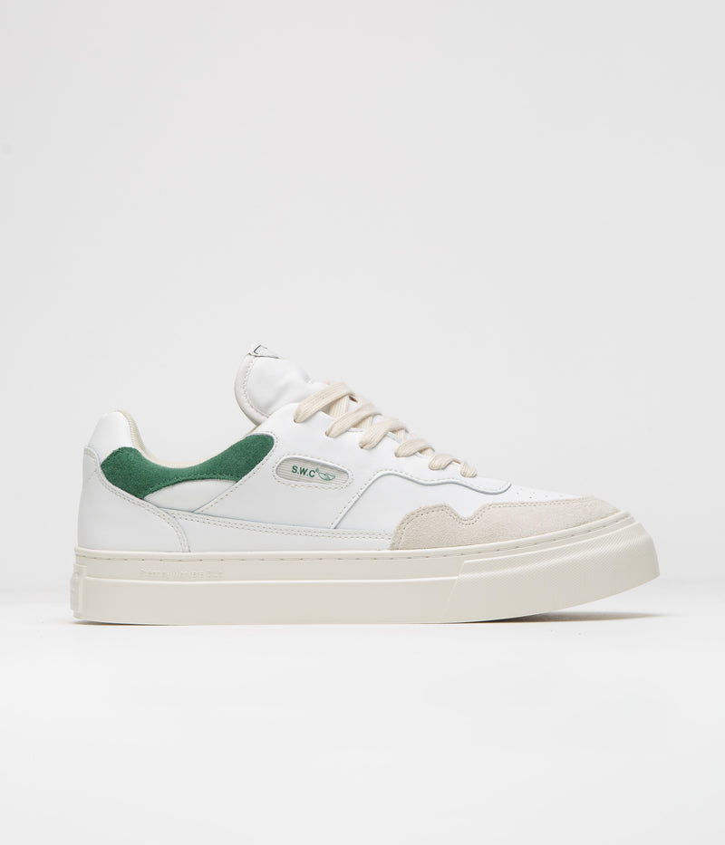 Stepney Workers Club Pearl Shoes in White and Green
