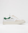 Stepney Workers Club Pearl Shoes in White and Green