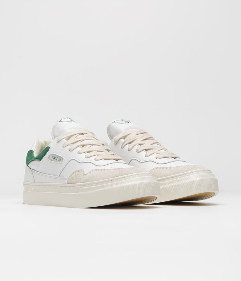 Stepney Workers Club Pearl Shoes in White and Green