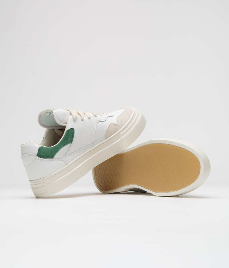 Stepney Workers Club Pearl Shoes in White and Green